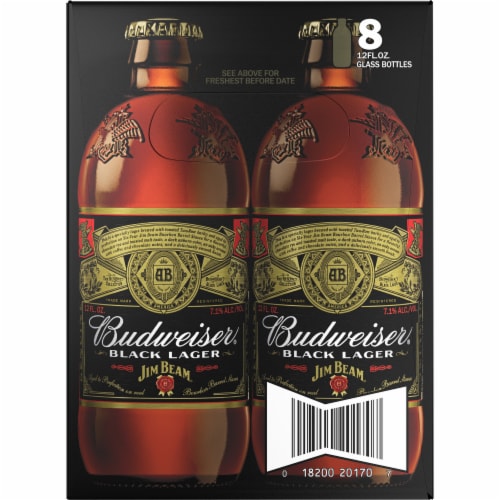 Budweiser Reserve Collection Black Lager Perspective: right