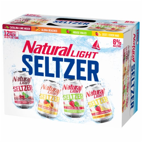 Natural Light Hard Seltzer Variety Pack Perspective: right