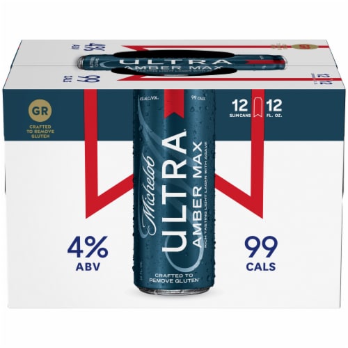 Michelob Ultra Amber Max Light Beer Perspective: right