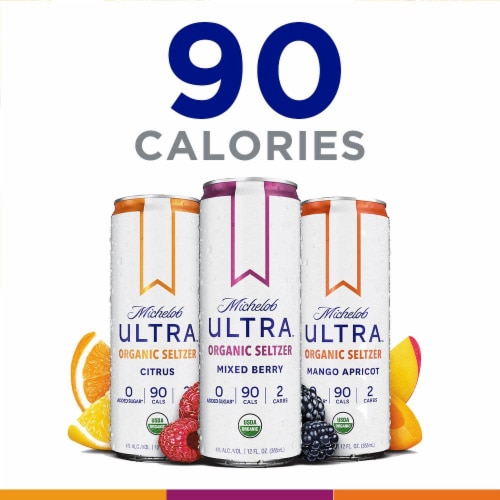 Michelob ULTRA Second Edition Organic Hard Seltzer Perspective: right