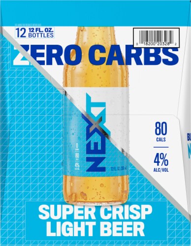 Bud Light Next Zero Carbs Beer 12 Bottles 12 Fl Oz Food 4 Less