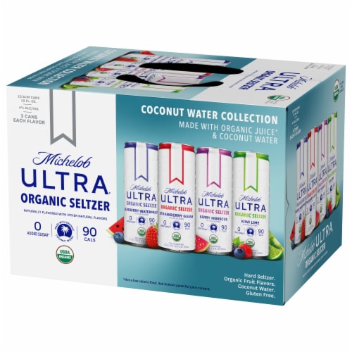 Michelob ULTRA Hard Seltzer Coconut Water Collection Perspective: right