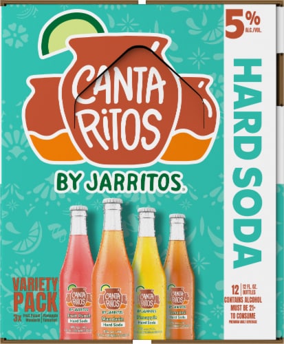 Cantaritos Jarritos Variety Hard Soda Perspective: right