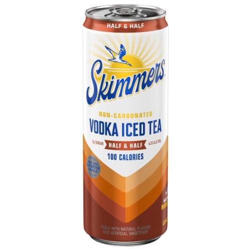 Skimmers Four Flavor Vodka Iced Tea Variety Pack Perspective: right