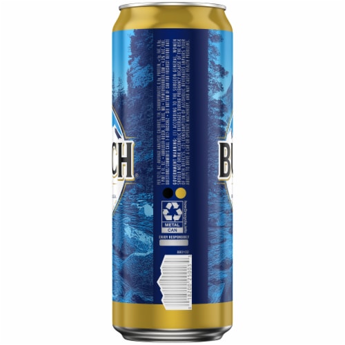 Busch Beer Tall Can Perspective: right
