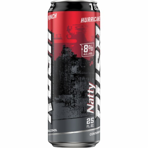 Natty Rush Hurricane Punch Malt Beverage Perspective: right