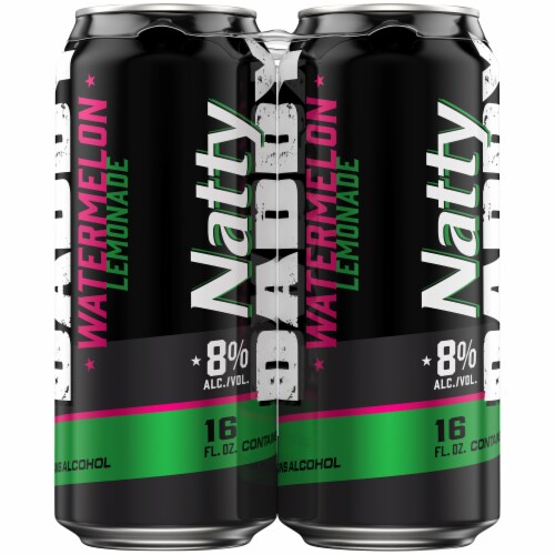Natty Daddy Watermelon Hard Lemonade Perspective: right