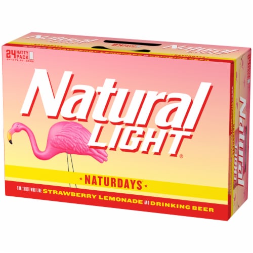 Natural Light Naturdays Strawberry Lemonade Beer Perspective: right