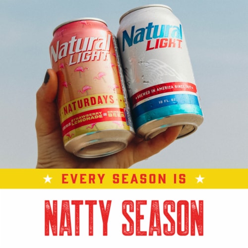 Natural Light Naturdays Strawberry Lemonade Beer Perspective: right