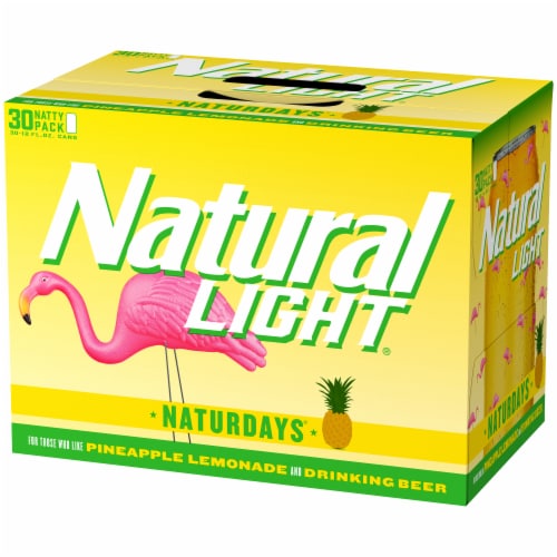 Natural Light Naturdays Pineapple Lemonade Beer Perspective: right