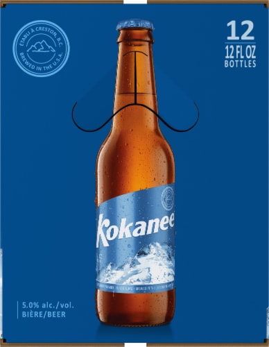 Kokanee Bottled Beer Perspective: right