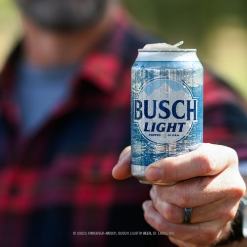 Busch Light American Lager Beer Perspective: right