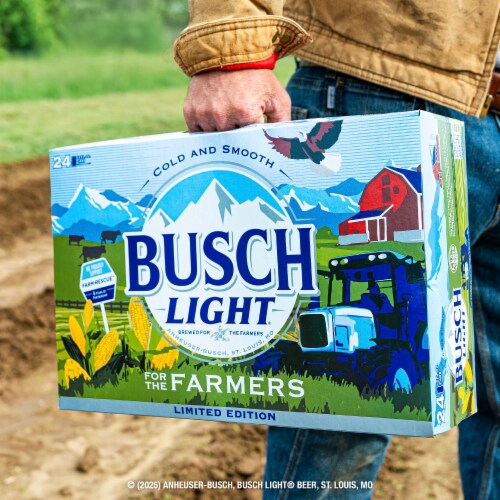 Busch Light American Lager Beer Perspective: right