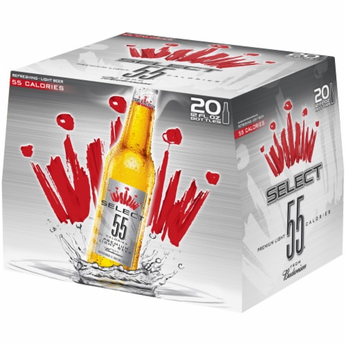 Bud Select 55 Light Lager Beer, 20 bottles / 12 fl oz - Fred Meyer