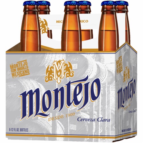 Montejo Cerveza Clara Beer Perspective: right