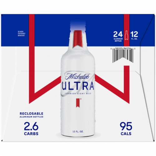 Michelob Ultra Light Beer Perspective: right