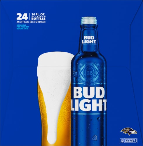 Bud Light® Reclosable Aluminum Beer Bottles Perspective: right