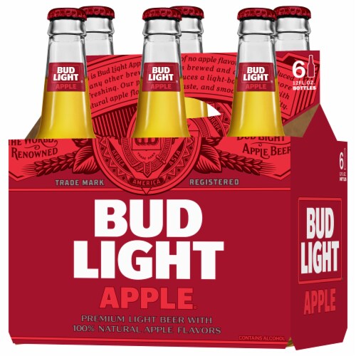 Bud Light® Apple Lager Beer Perspective: right