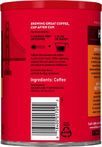 Hills Bros.® Original Blend Medium Roast Ground Coffee Perspective: right