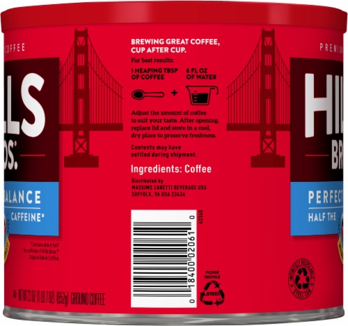 Hills Bros.® Perfect Balance Medium Roast Ground Coffee Perspective: right