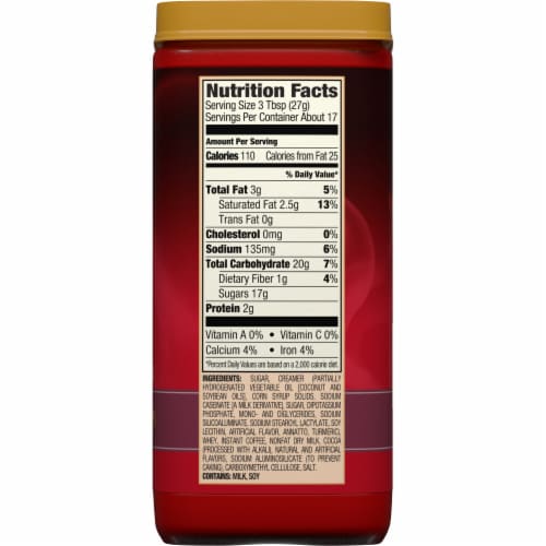 Hills Bros.® Double Mocha Cappuccino Drink Mix Perspective: right