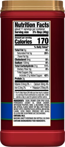 Hills Bros.® Decaf French Vanilla Cappuccino Drink Mix Perspective: right