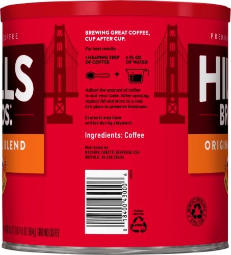 Hills Bros.® Original Blend Medium Roast Ground Coffee Perspective: right