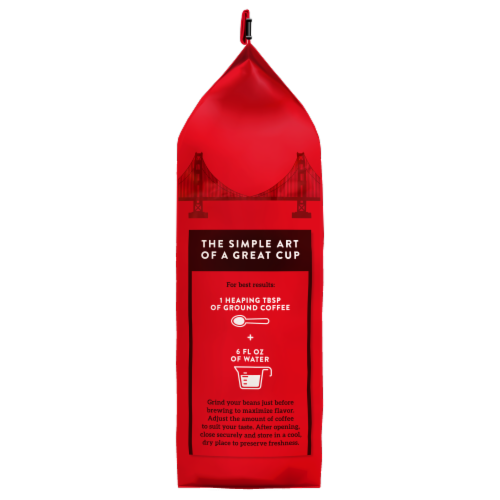 Hills Bros.® Dark Satin Dark Roast Whole Bean Coffee Perspective: right