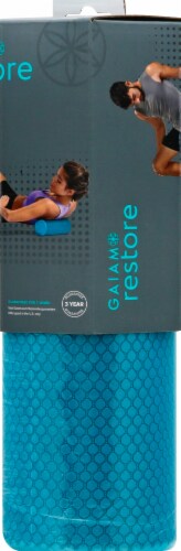 Gaiam Restore™ Compact Foam Roller - Teal Perspective: right