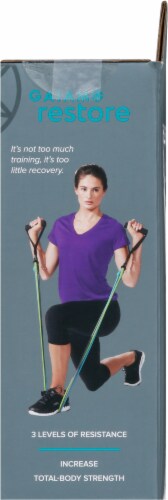 Gaiam Restore Resistance Cord Kit - Blue/Green Perspective: right
