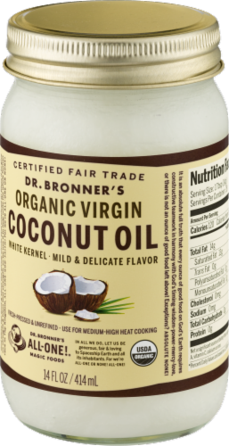 Dr. Bonner's Organic Virgin Coconut Oil Perspective: right