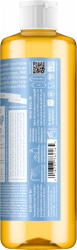 Dr. Bronner's 18-in-1 Hemp Baby Unscented Pure-Castile Liquid Soap Perspective: right