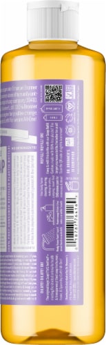 Dr. Bronner's 18-in-1 Hemp Lavender Pure-Castile Liquid Soap Perspective: right