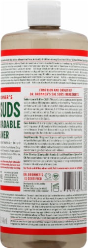 Dr. Broner's Sal Suds Biodegradable Liquid Cleaner Perspective: right