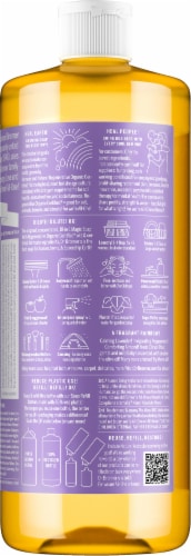 Dr. Bronner's 18-in-1 Lavender Pure-Castile Magic Liquid Soap Perspective: right