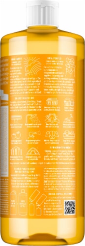 Dr. Bronner's Heal Earth! 18-in-1 Hemp Citrus Pure-Castile Liquid Soap Perspective: right
