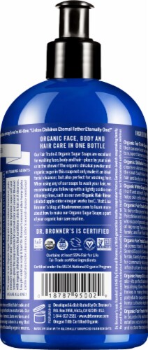 Dr. Bronner's 4-in-1 Peppermint Organic Sugar Soap Perspective: right