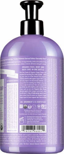 Dr Bronners 4-In-1 Sugar Lavender Organic Pump Soap Perspective: right