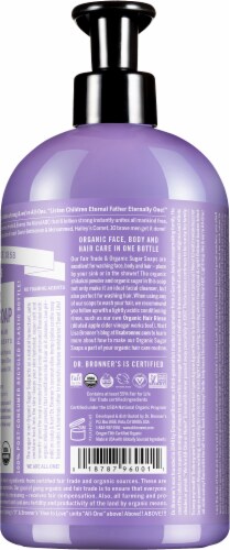 Dr Bronners 4-In-1 Sugar Lavender Organic Pump Soap Perspective: right