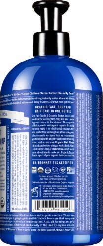 Dr. Bronner's Shikakai Soap Spearmint Peppermint Perspective: right