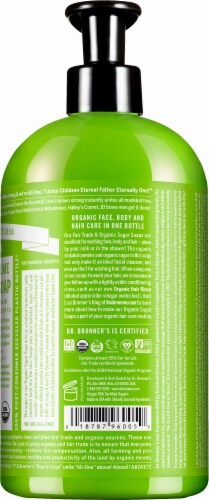 Dr Bronner's Lemongrass Lime Shikakai Soap Perspective: right