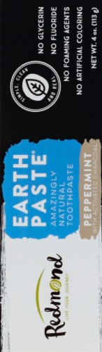 Redmond Earthpaste Activated Charcoal Natural Toothpaste Perspective: right
