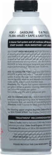 Sea Foam Motor Treatment High Mileage Perspective: right