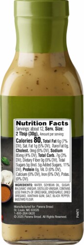 Panera Bread® Balsamic Vinaigrette Dressing Perspective: right