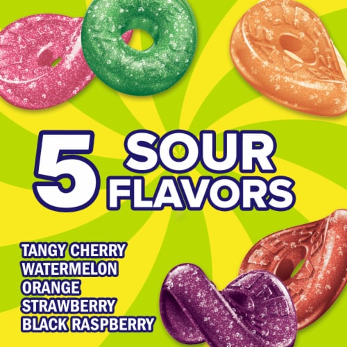 Life Savers Sour Gummy Candy Bag Perspective: right