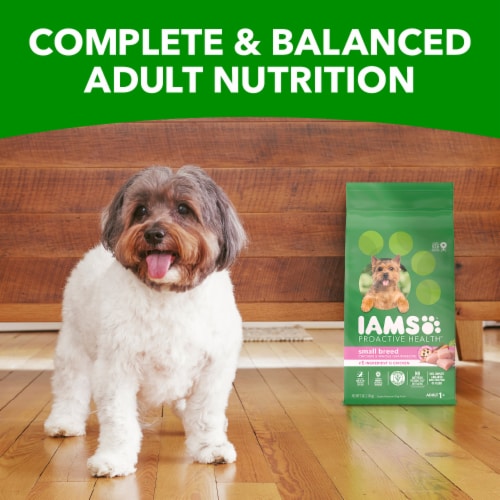Iams Proactive Health Small Breed Adult Dry Dog Food Real Chicken Flavor Perspective: right