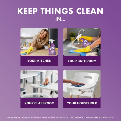 Lysol® Brand New Day™ All Purpose Cleaner Lavender & Cotton Blossom Perspective: right