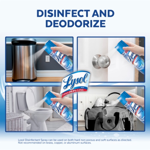 Lysol® Odor Eliminator Spring Waterfall Disinfectant Spray Perspective: right