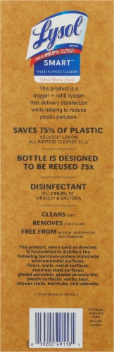 Lysol® Smart Citrus Breeze Scent Multi Purpose Cleaner Kit Perspective: right