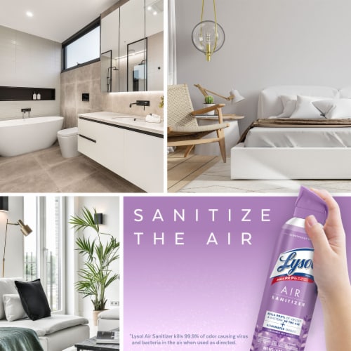 Lysol Air Sanitizer Lavender Perspective: right